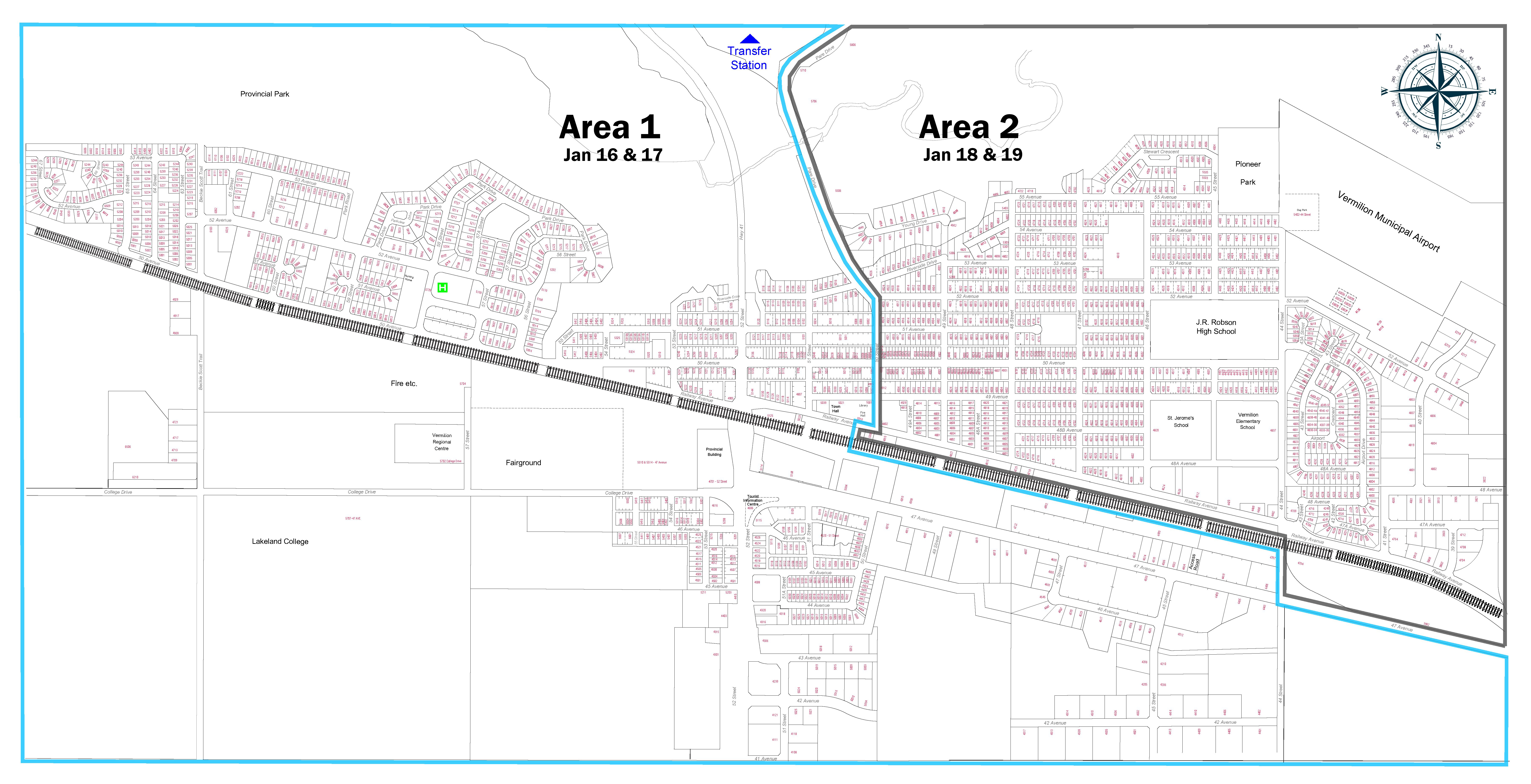 Map of Tree Pick up