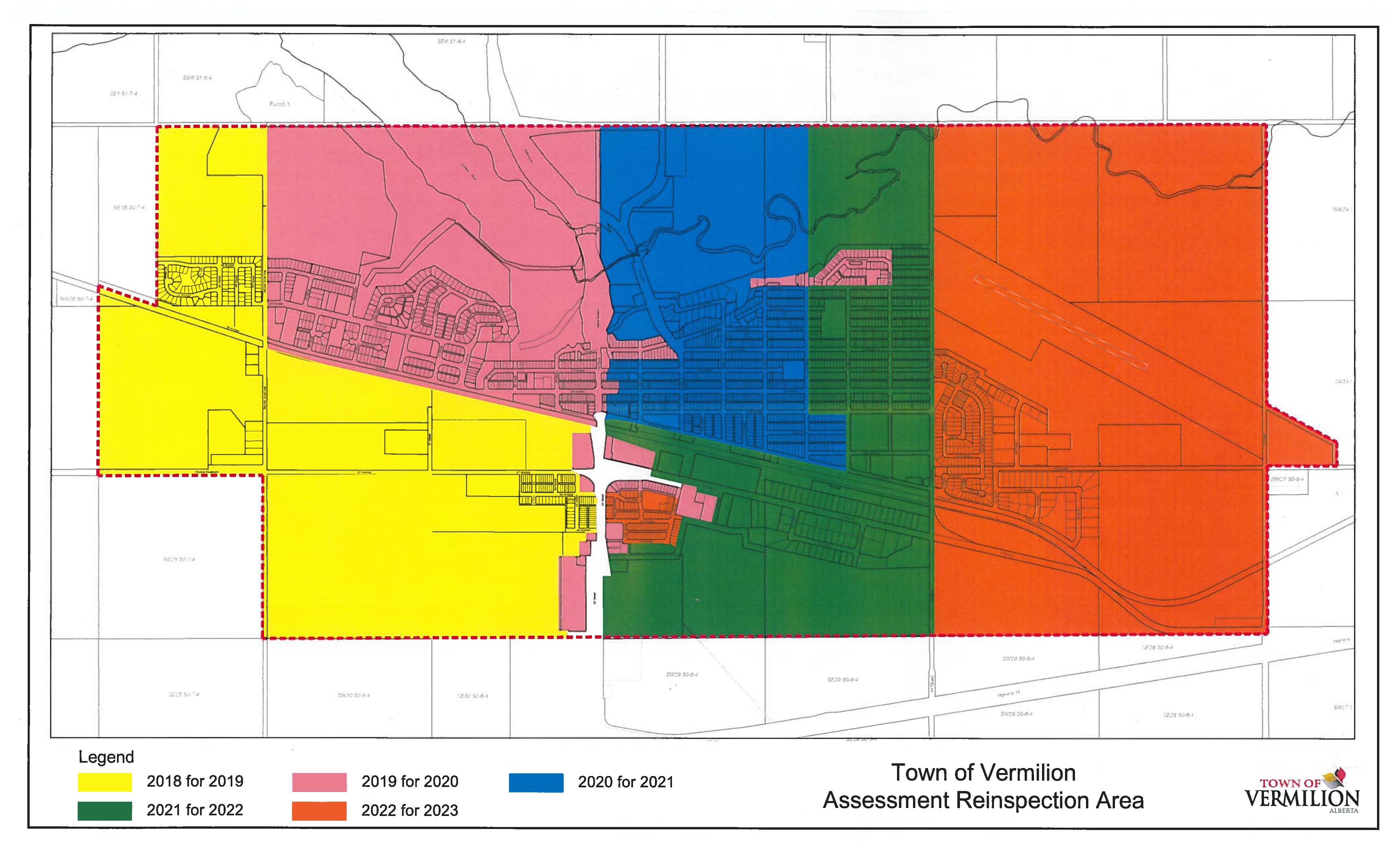 Assessment Reinspection Area Map