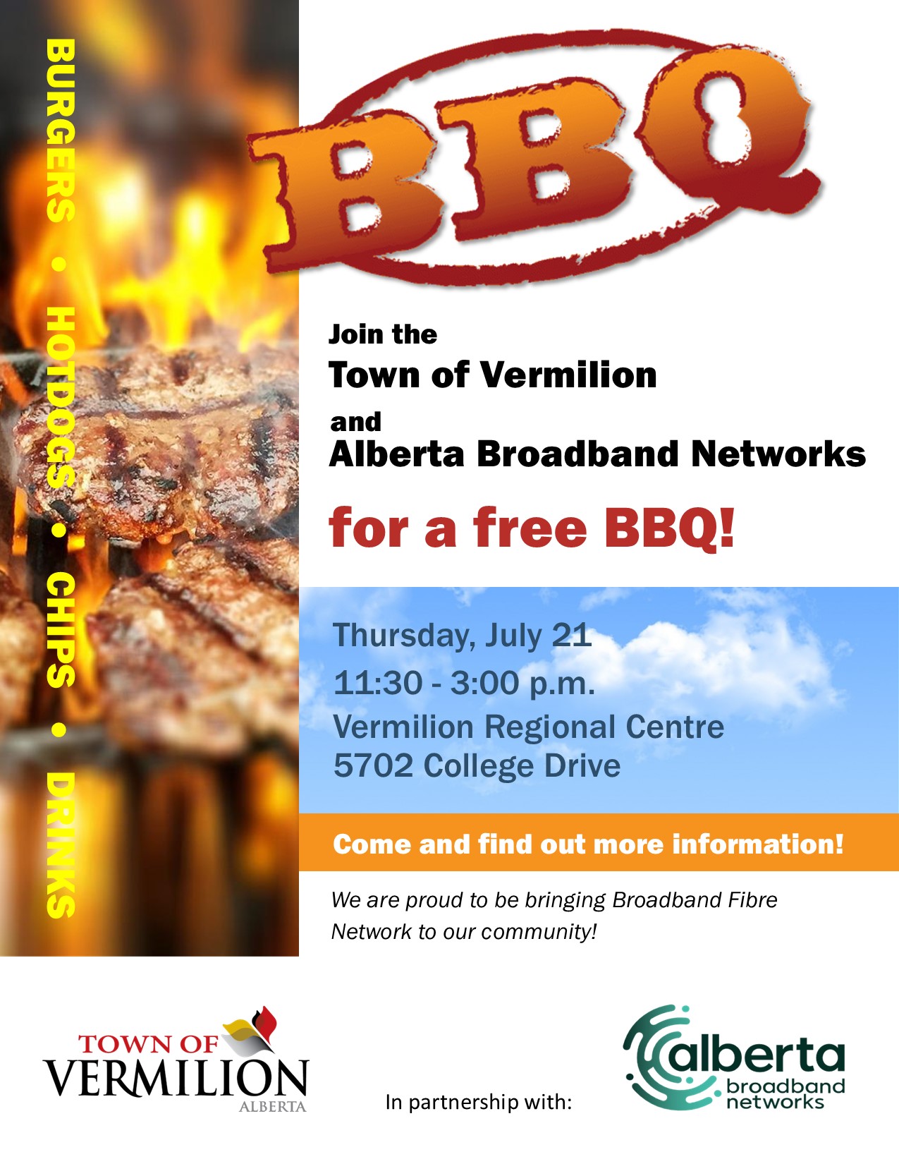 BBQ Poster Broadband Fibre Network