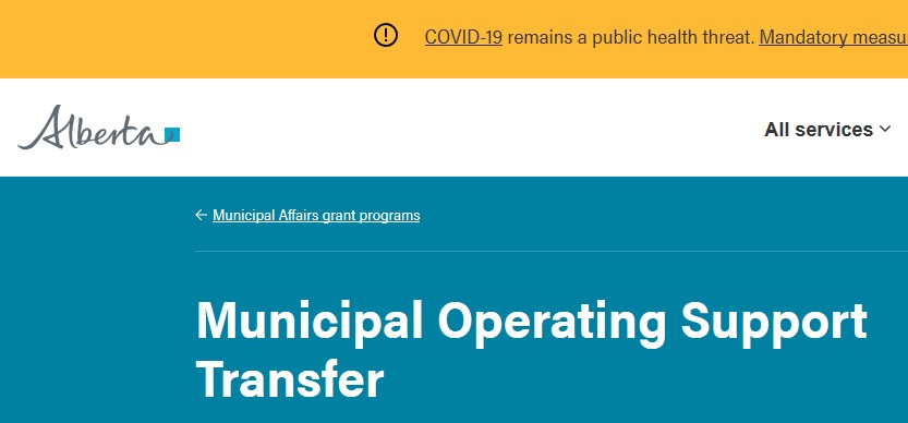 Municipal Operating Support Transfer (MOST)